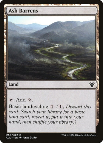 Image for Ash Barrens (255) [Commander 2020]