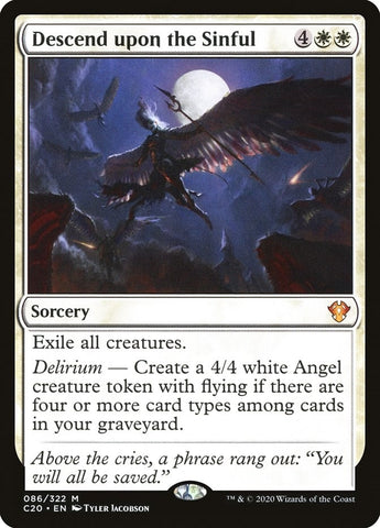 Image for Descend upon the Sinful (86) [Commander 2020]