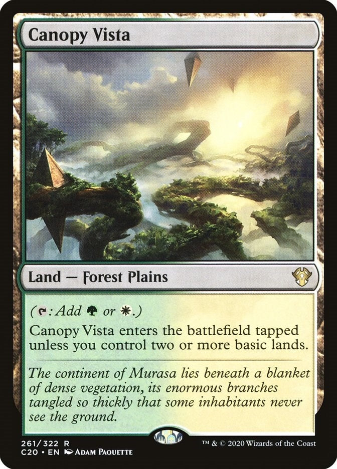 Image for Canopy Vista (261) [Commander 2020]