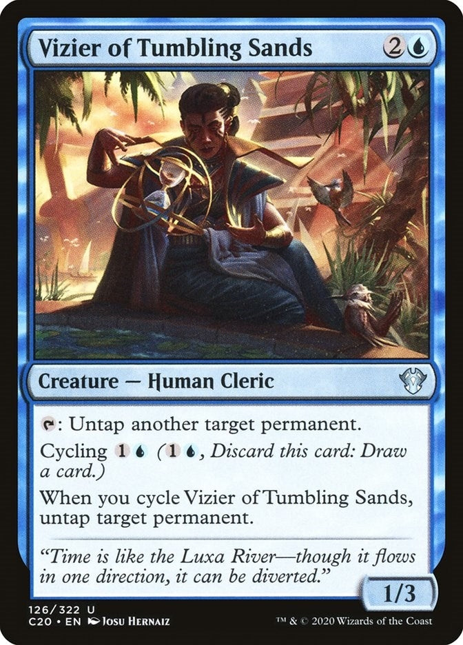 Image for Vizier of Tumbling Sands (126) [Commander 2020]