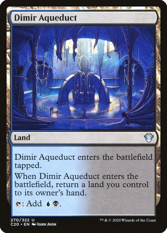 Image for Dimir Aqueduct (270) [Commander 2020]