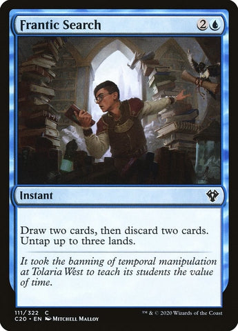Image for Frantic Search (111) [Commander 2020]
