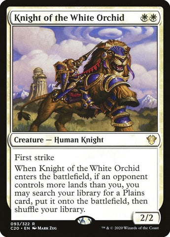 Image for Knight of the White Orchid (93) [Commander 2020]