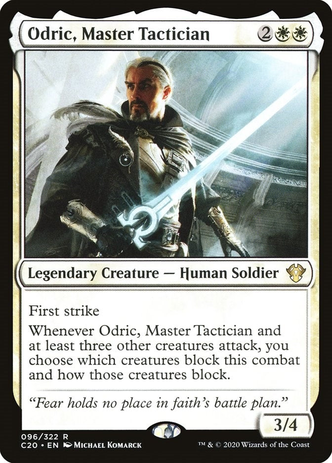Image for Odric, Master Tactician (96) [Commander 2020]