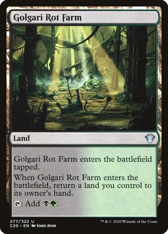 Image for Golgari Rot Farm (277) [Commander 2020]