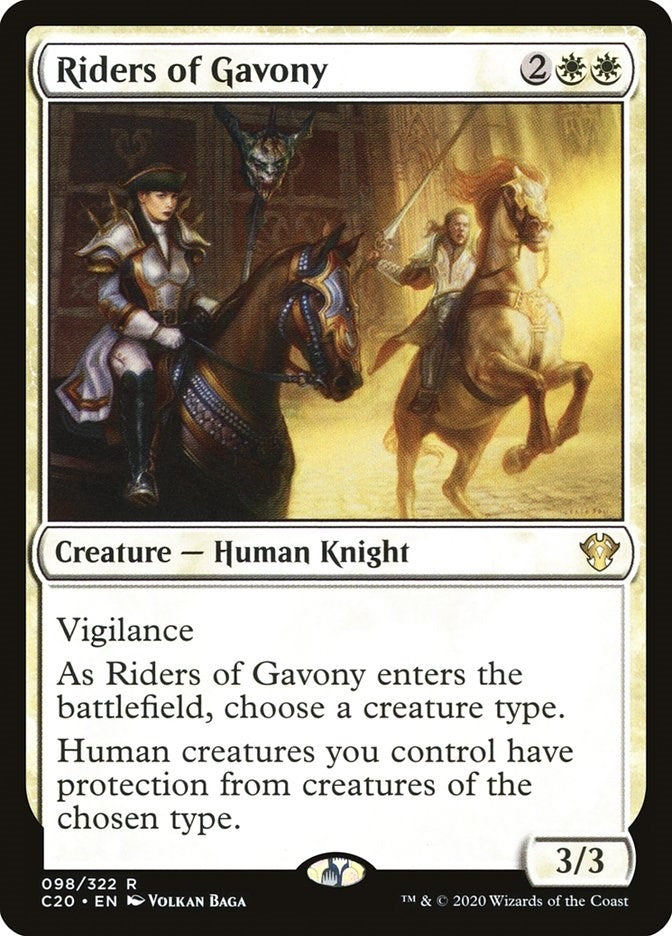 Image for Riders of Gavony (98) [Commander 2020]