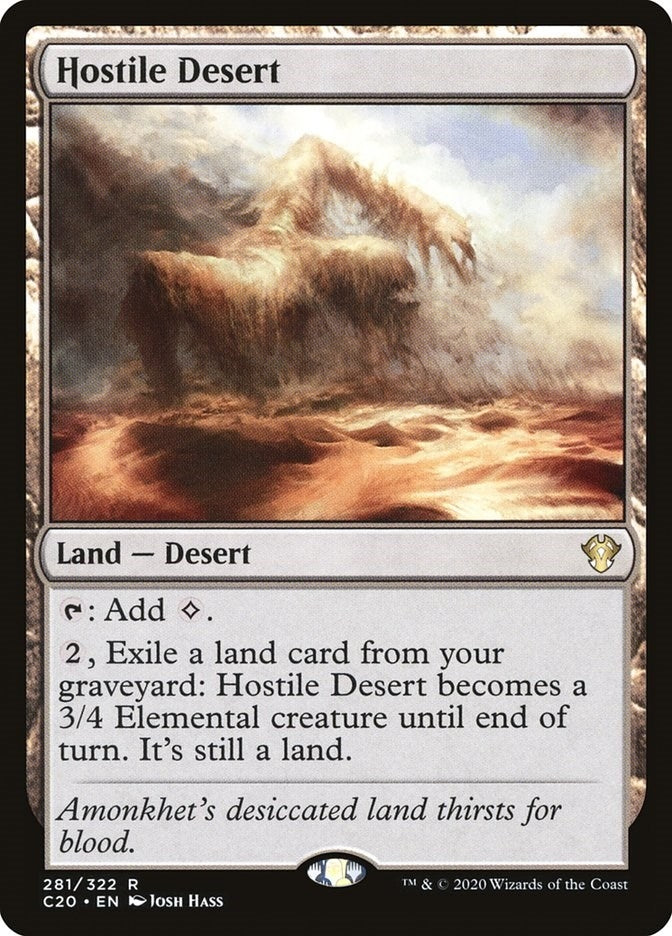 Image for Hostile Desert (281) [Commander 2020]