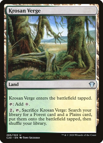 Image for Krosan Verge (285) [Commander 2020]