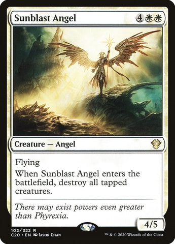 Image for Sunblast Angel (102) [Commander 2020]