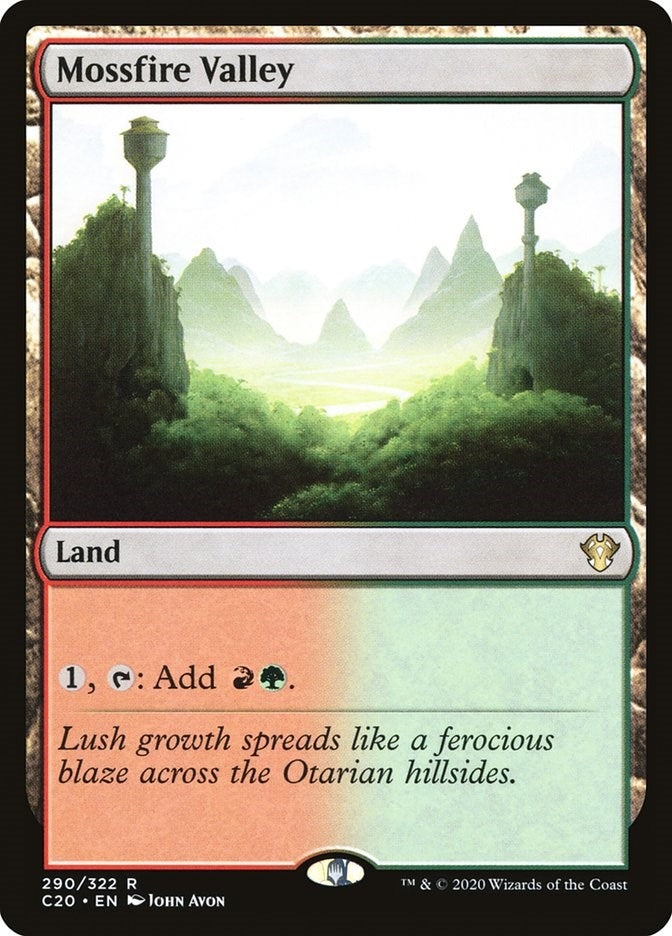 Image for Mossfire Valley (290) [Commander 2020]