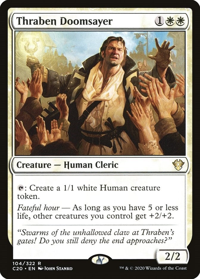 Image for Thraben Doomsayer (104) [Commander 2020]