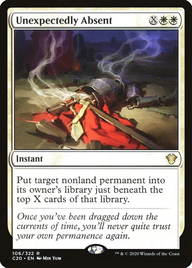 Image for Unexpectedly Absent (106) [Commander 2020]