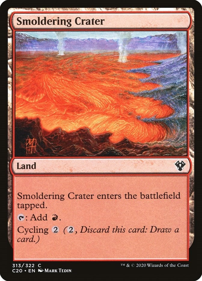 Image for Smoldering Crater (313) [Commander 2020]