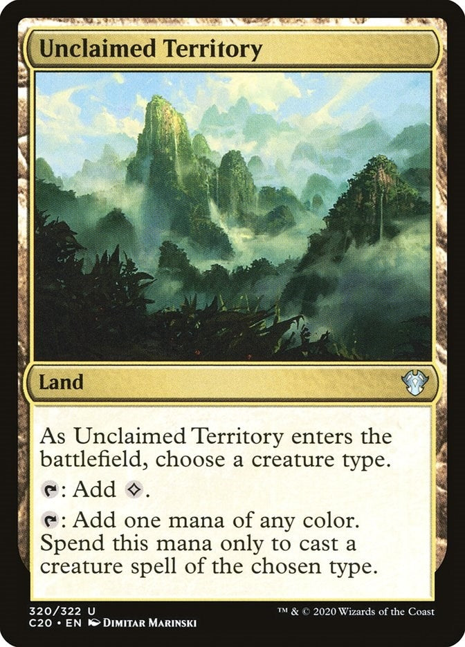 Image for Unclaimed Territory (320) [Commander 2020]