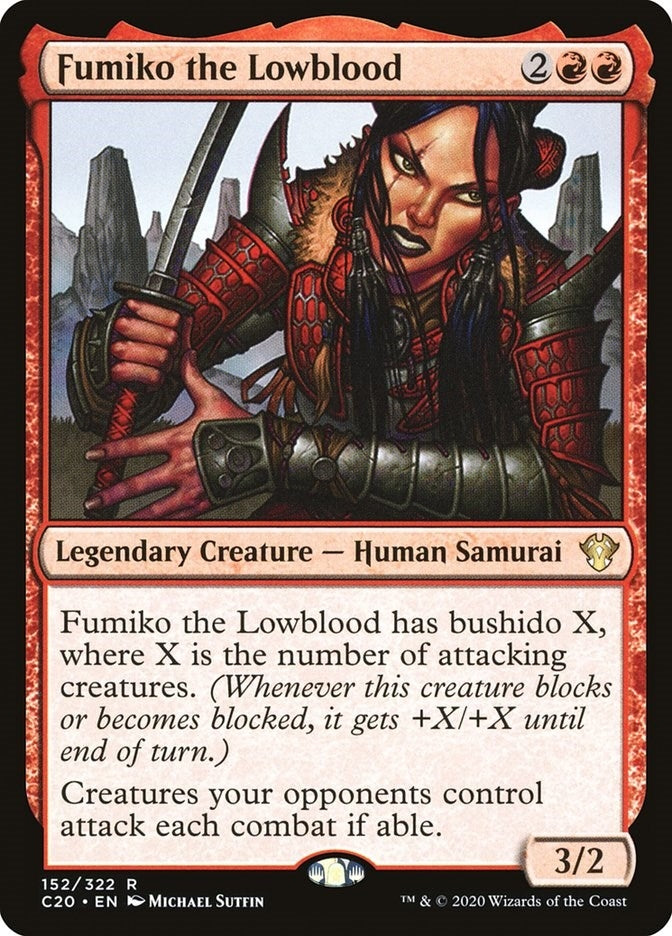 Image for Fumiko the Lowblood (152) [Commander 2020]