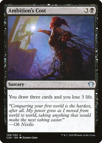 Image for Ambition's Cost (129) [Commander 2020]