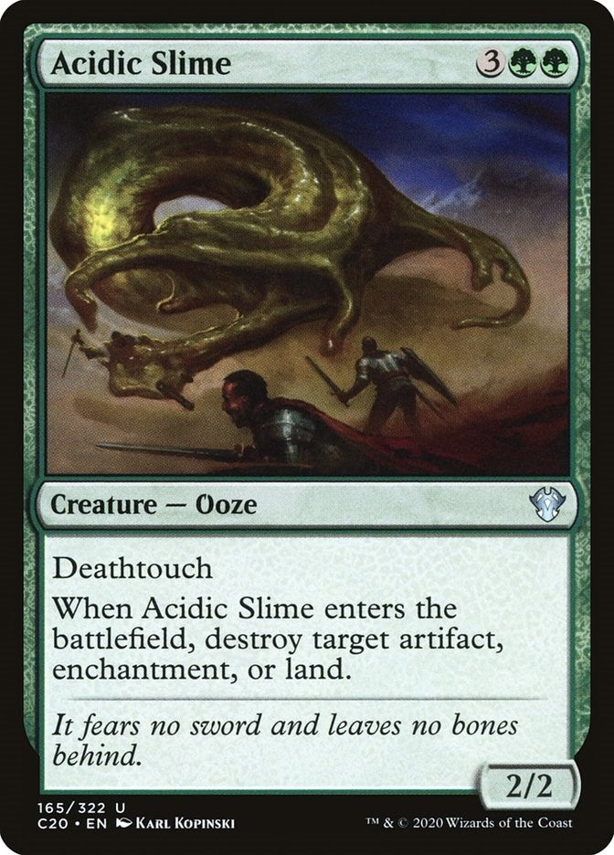 Image for Acidic Slime (165) [Commander 2020]