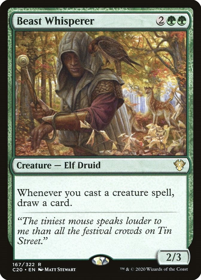 Image for Beast Whisperer (167) [Commander 2020]
