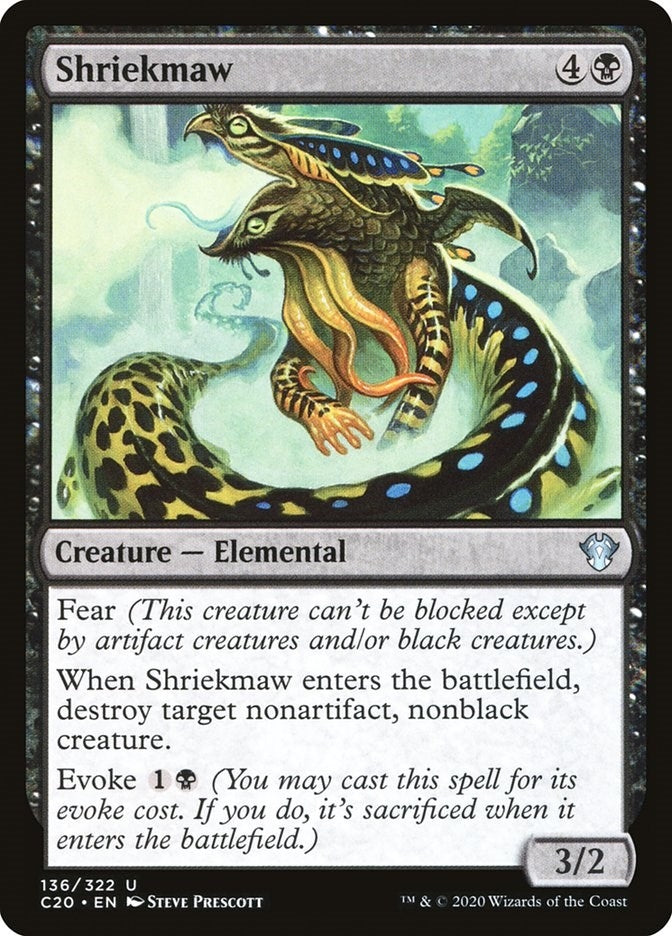 Image for Shriekmaw (136) [Commander 2020]