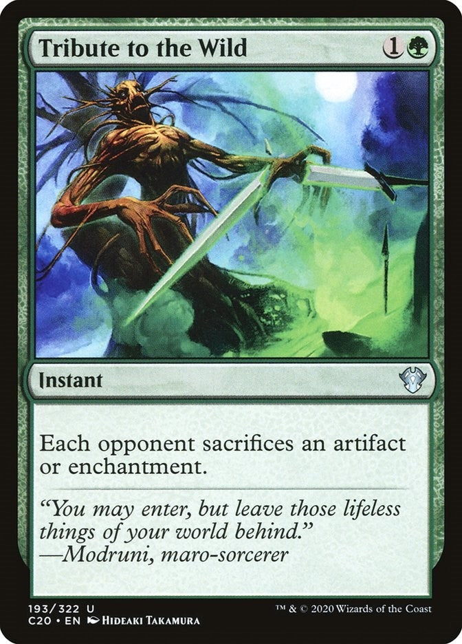 Image for Tribute to the Wild (193) [Commander 2020]
