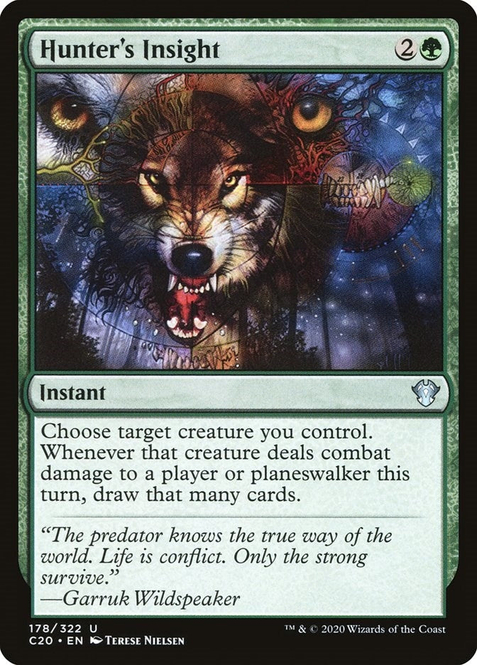 Image for Hunter's Insight (178) [Commander 2020]