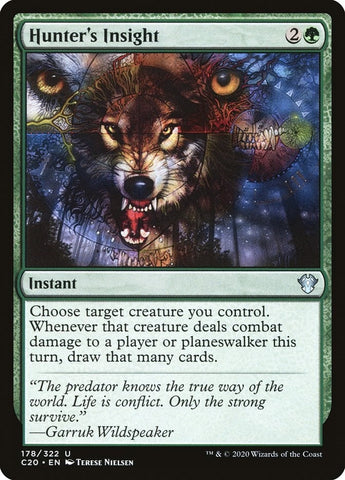 Image for Hunter's Insight (178) [Commander 2020]