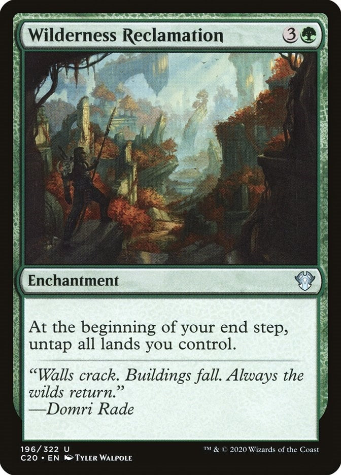 Image for Wilderness Reclamation (196) [Commander 2020]