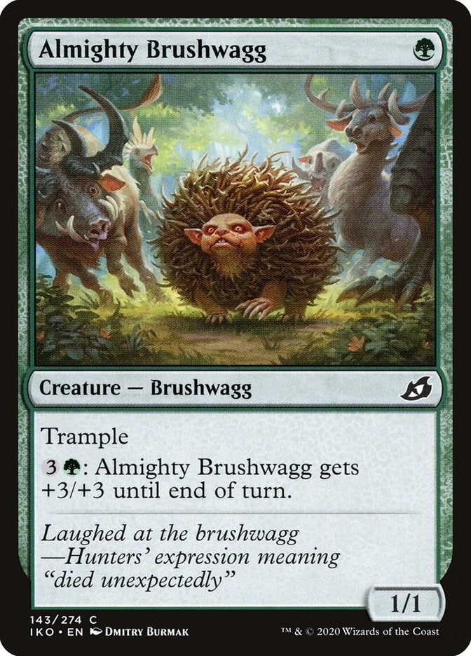Image for Almighty Brushwagg (143) [Ikoria: Lair of Behemoths]