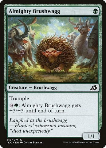 Image for Almighty Brushwagg (143) [Ikoria: Lair of Behemoths]