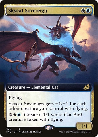 Image for Skycat Sovereign (Extended Art) (344) [Ikoria: Lair of Behemoths]