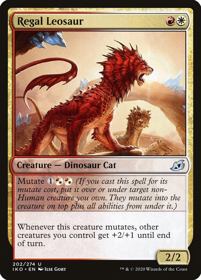 Image for Regal Leosaur (202) [Ikoria: Lair of Behemoths]