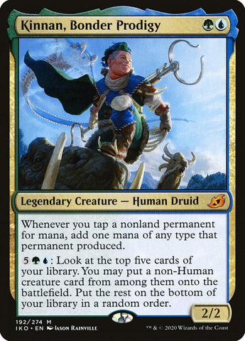 Image for Kinnan, Bonder Prodigy (192) [Ikoria: Lair of Behemoths]