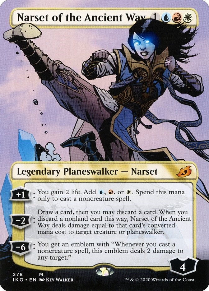 Image for Narset of the Ancient Way (Borderless) (278) [Ikoria: Lair of Behemoths]