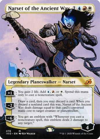 Image for Narset of the Ancient Way (Borderless) (278) [Ikoria: Lair of Behemoths]