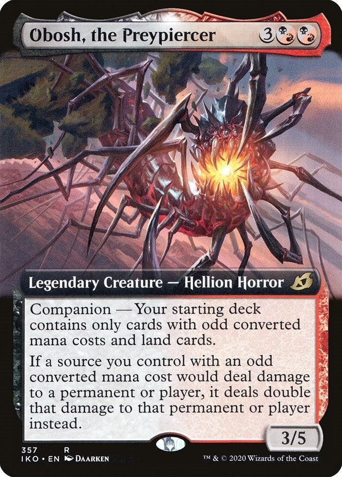 Image for Obosh, the Preypiercer (Extended Art) (357) [Ikoria: Lair of Behemoths]