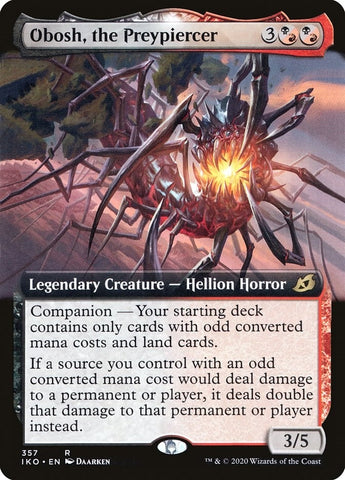 Image for Obosh, the Preypiercer (Extended Art) (357) [Ikoria: Lair of Behemoths]