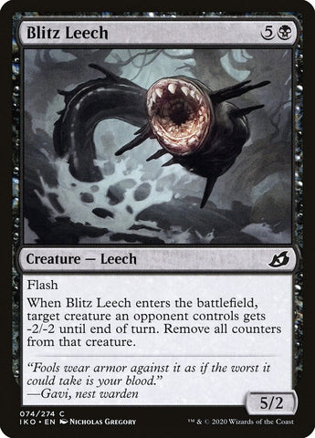 Image for Blitz Leech (74) [Ikoria: Lair of Behemoths]