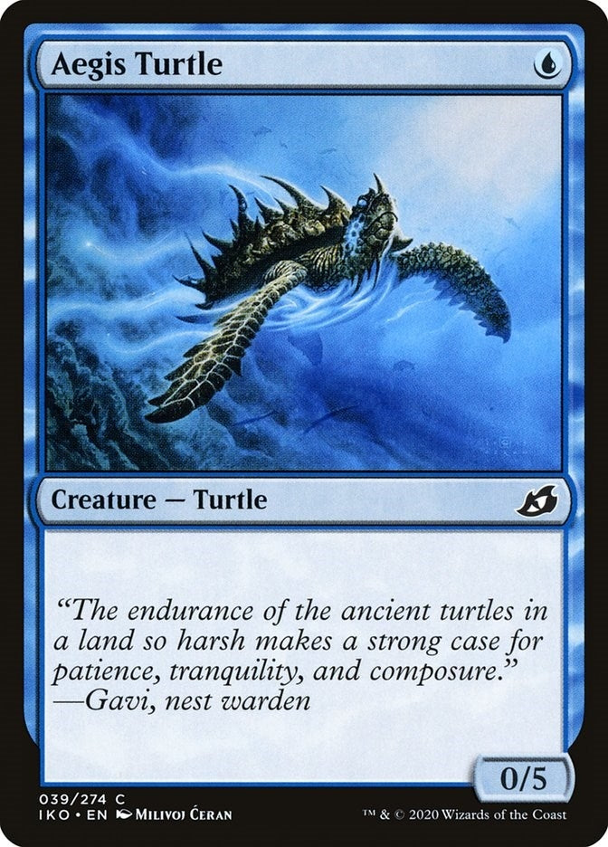Image for Aegis Turtle (39) [Ikoria: Lair of Behemoths]