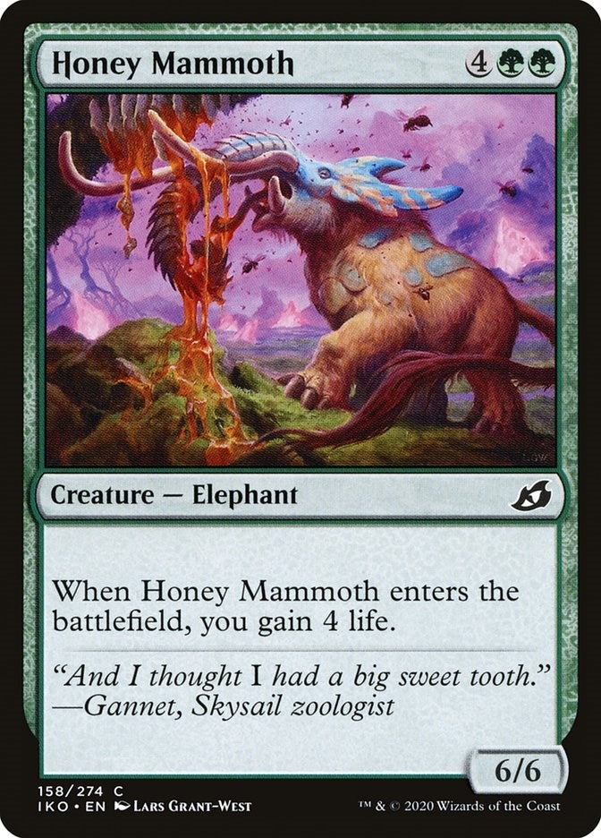 Image for Honey Mammoth (158) [Ikoria: Lair of Behemoths]