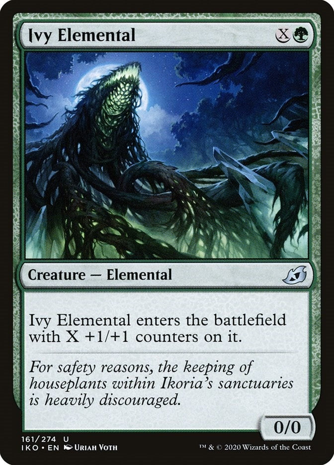 Image for Ivy Elemental (161) [Ikoria: Lair of Behemoths]