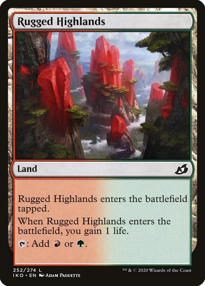 Image for Rugged Highlands (252) [Ikoria: Lair of Behemoths]