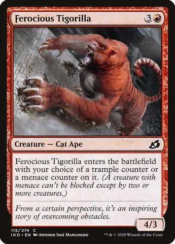 Image for Ferocious Tigorilla (115) [Ikoria: Lair of Behemoths]