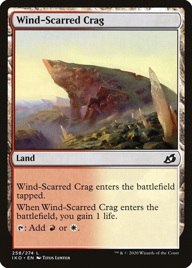 Image for Wind-Scarred Crag (258) [Ikoria: Lair of Behemoths]