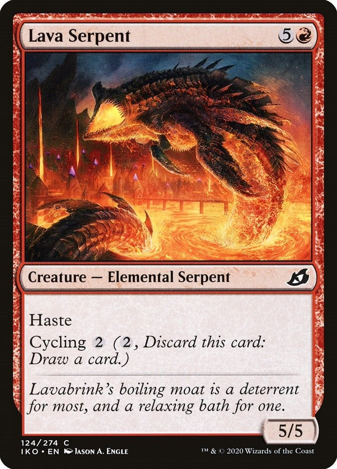 Image for Lava Serpent (124) [Ikoria: Lair of Behemoths]