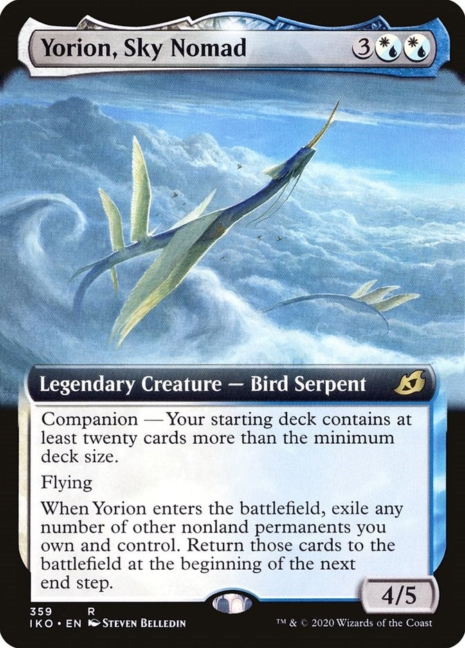 Image for Yorion, Sky Nomad (Extended Art) (359) [Ikoria: Lair of Behemoths]