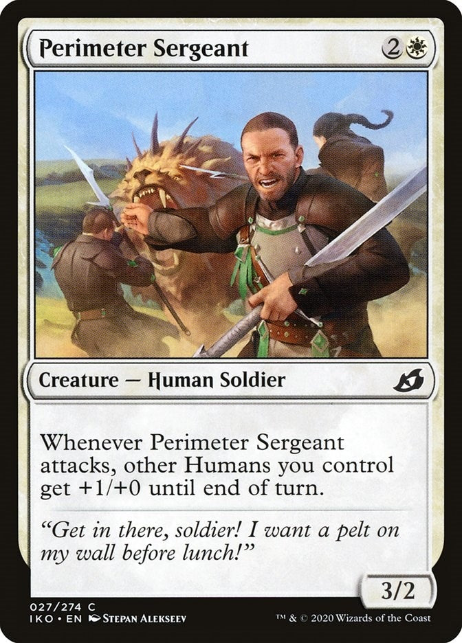 Image for Perimeter Sergeant (27) [Ikoria: Lair of Behemoths]