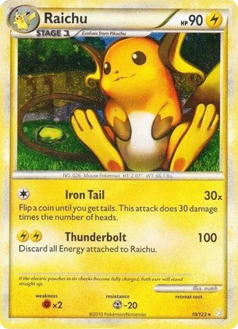Image for Raichu - 10/123 (Cracked Ice Holo) (010/123) - Pokemon