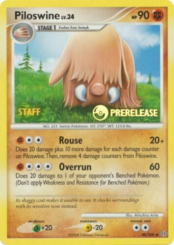 Image for Piloswine (46/100) [Nintendo Promos]