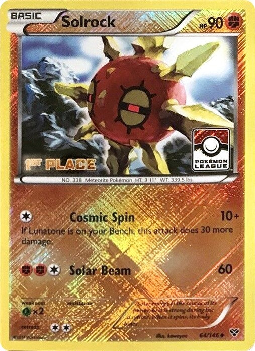 Image for Solrock (064/146) [League & Championship Cards]