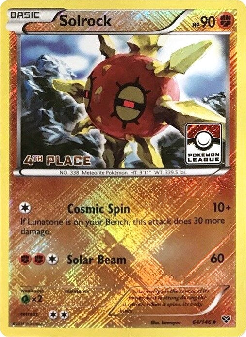 Image for Solrock (064/146) [League & Championship Cards]